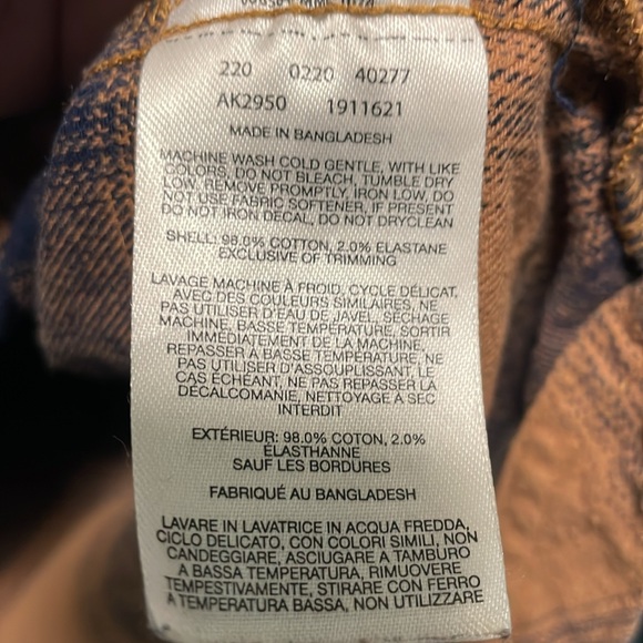 Columbia Pine Street Brown Cotton Flannel midi dress - Picture 9 of 10